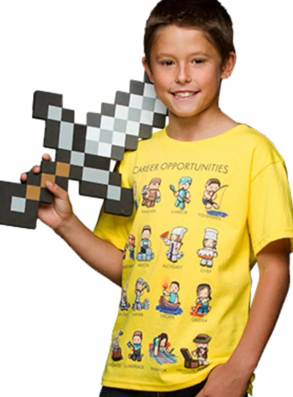 Minecraft - Career Opportunities Yellow Kids or Youth T-Shirt
