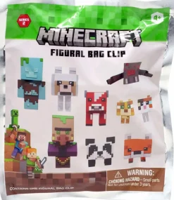 Minecraft - Series 2 3D Figural Foam Bag Clip Blind Bag (Display of 24)