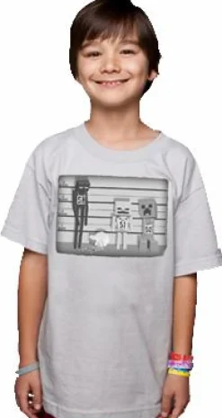 Minecraft - Silver Lineup Kids or Youth T-Shirt