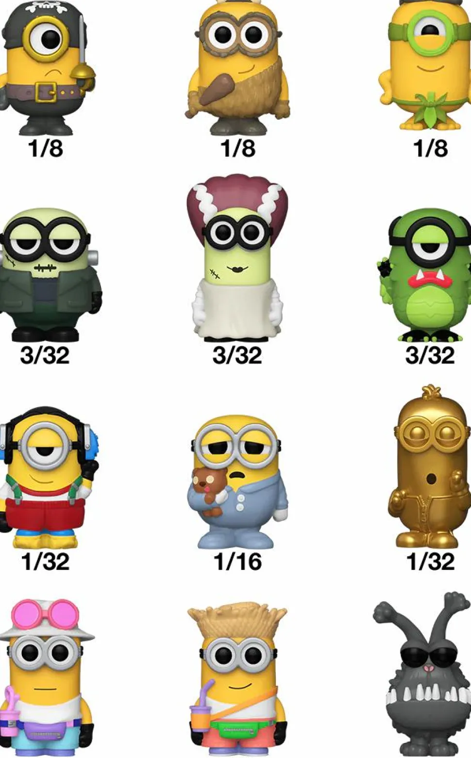 Minions - Bitty Pop! Blind Bag Vinyl Figure (Display of 32 Units)