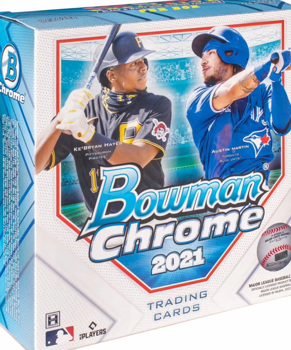 MLB Baseball - 2021 Topps Bowman Chrome Hobby Lite Trading Cards Box (Display of 10)