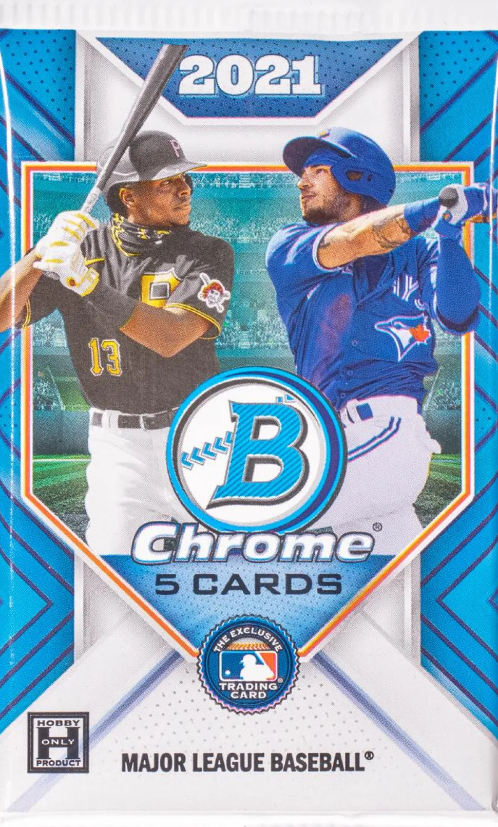 MLB Baseball - 2021 Topps Bowman Chrome Hobby Lite Trading Cards Box (Display of 10)