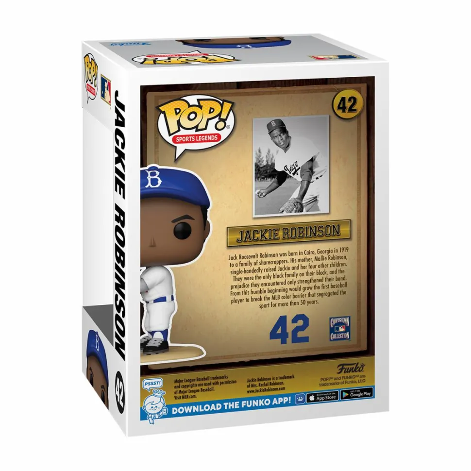 MLB Baseball - Jackie Robinson Batting Pop! Vinyl Figure