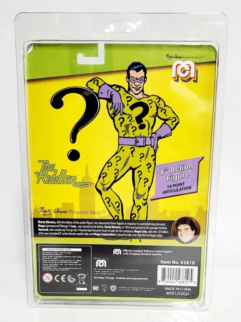 MOC Masters - Mego Carded 7" x 10" Action Figure UV Protective Clamshell Case