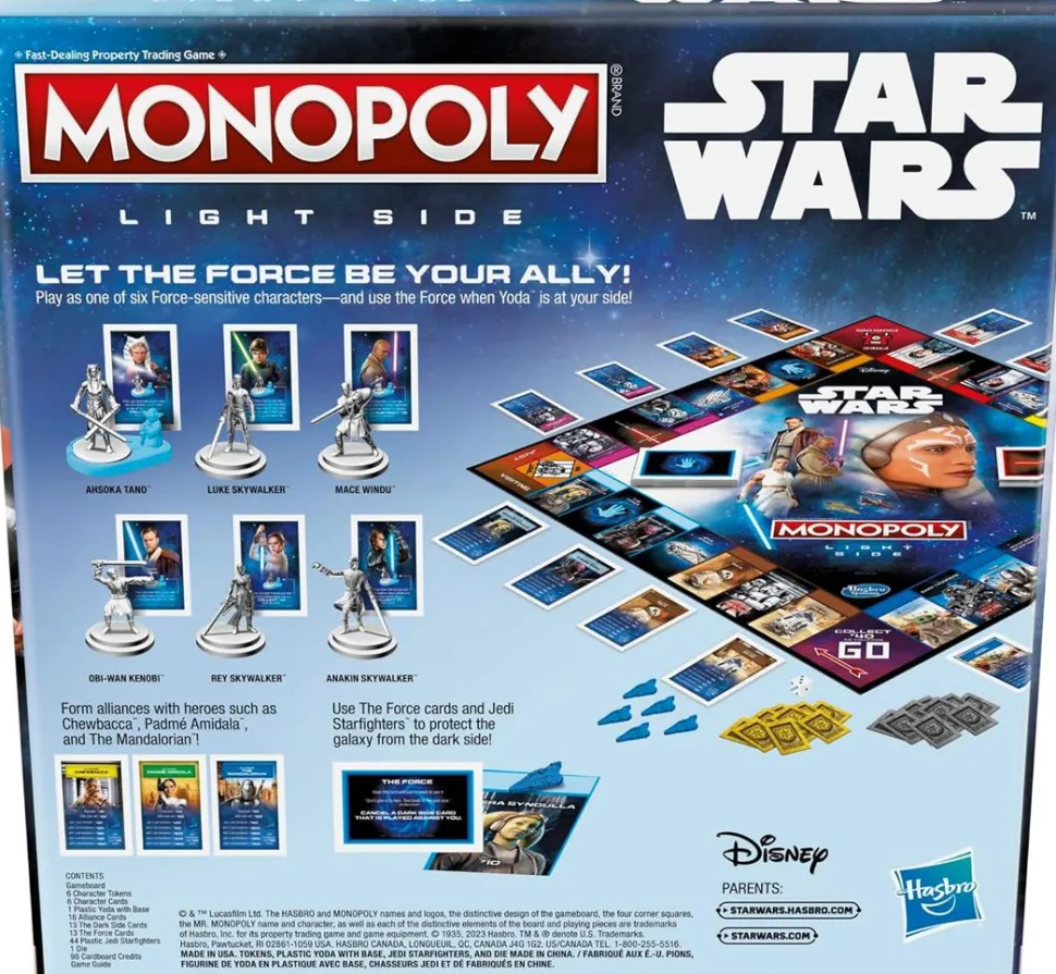 Monopoly - Star Wars: Light Side Edition Board Game