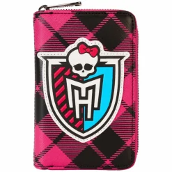 Monster High - Logo 4" Faux Leather Zip-Around Wallet