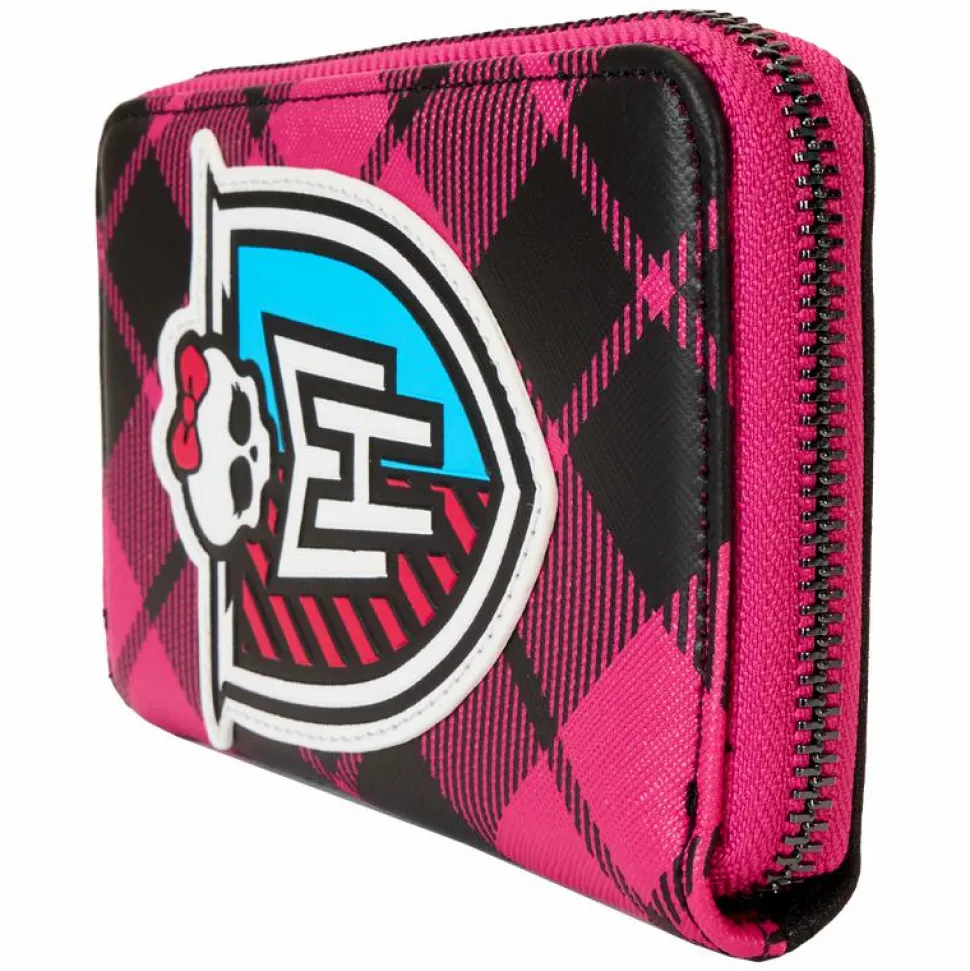 Monster High - Logo 4" Faux Leather Zip-Around Wallet