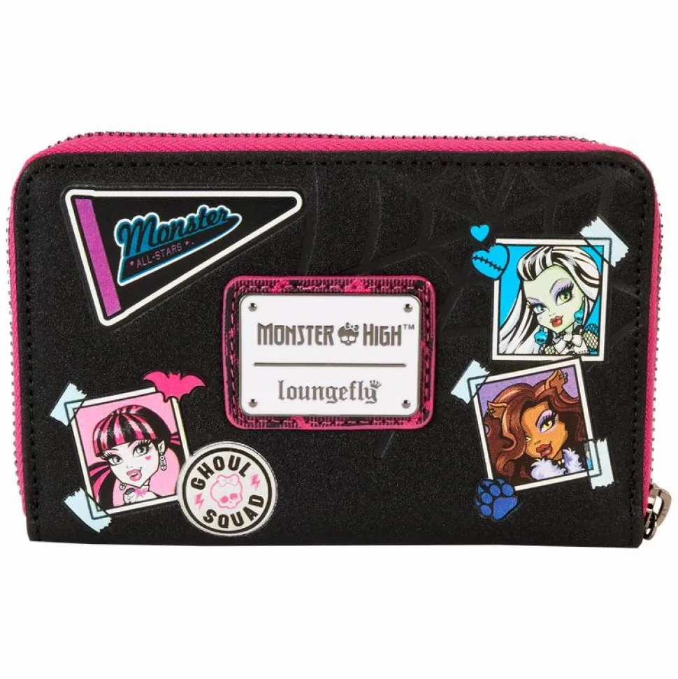 Monster High - Logo 4" Faux Leather Zip-Around Wallet