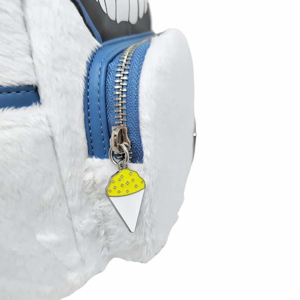 Monsters, Inc. - Yeti Plush Cosplay 10" Faux Leather Mini Backpack
