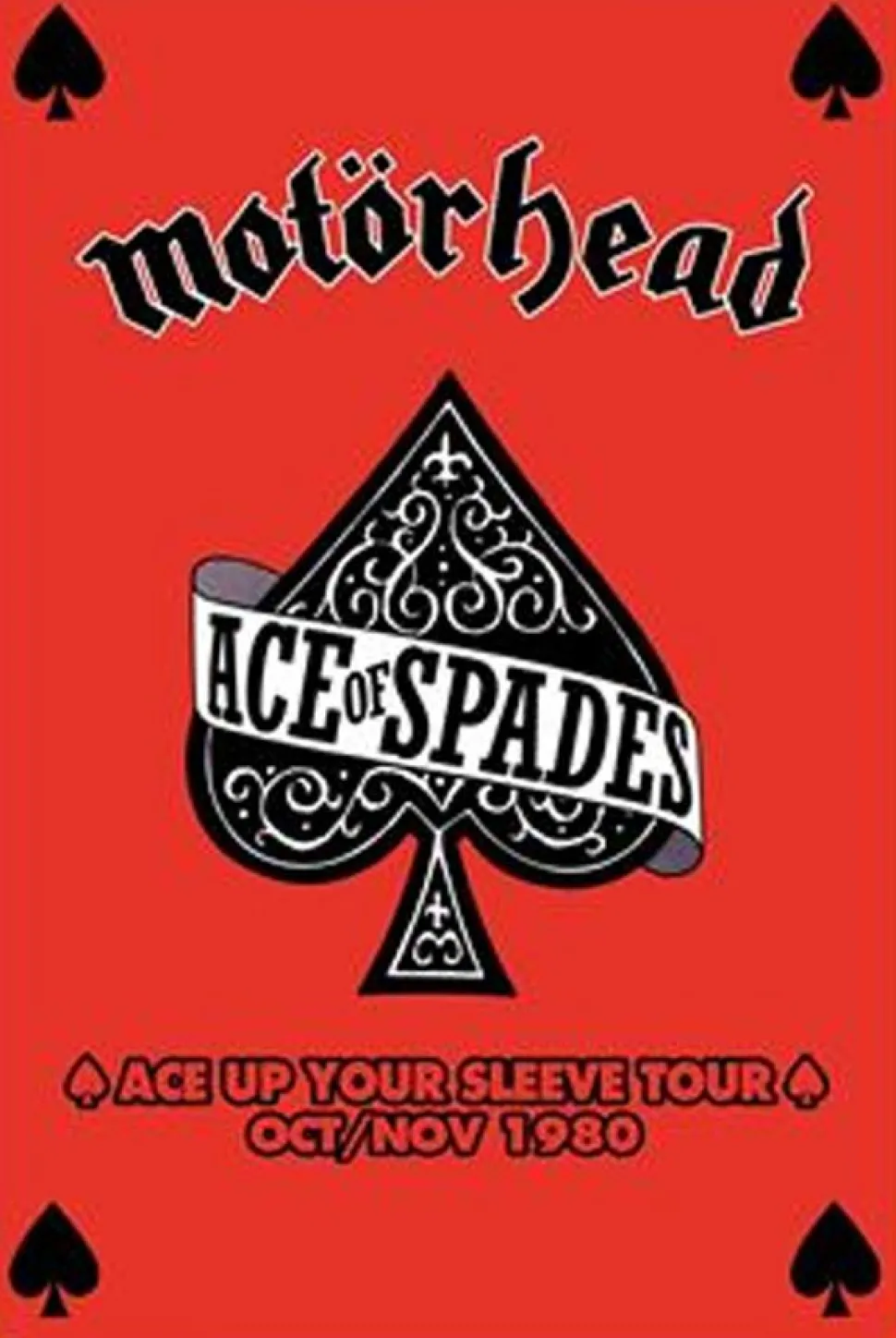 Motorhead - Ace Up Your Sleeve Tour Oct/Nov 1980 Poster (1233)