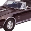 Motormax - Burgundy 1967 Chevy Camaro SS (Convertible) Timeless Legends Collection 1/24th Scale Die-Cast Vehicle Replica