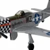 Motormax - P-51 Mustang Fighter Plane Sky Wings Collection 1/48th Scale Die-Cast Vehicle Replica