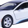 Motormax - Pearl BMW I8 Coupe Timeless Legends Collection 1/24th Scale Die-Cast Vehicle Replica