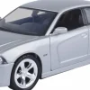 Motormax - Silver 2011 Dodge Charger R/T Timeless Legends Collection 1/24th Scale Die-Cast Vehicle Replica