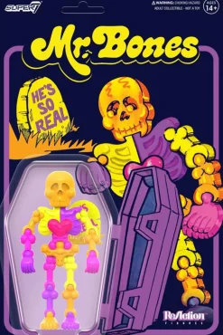 Mr. Bones - Mr. Bones (Fluorescent) ReAction 3.75" Action Figure