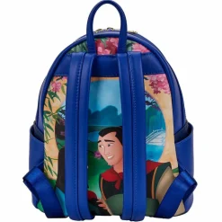 Mulan (1998) - Mulan Castle Light Up 10” Faux Leather Mini Backpack (Int Sales Only)