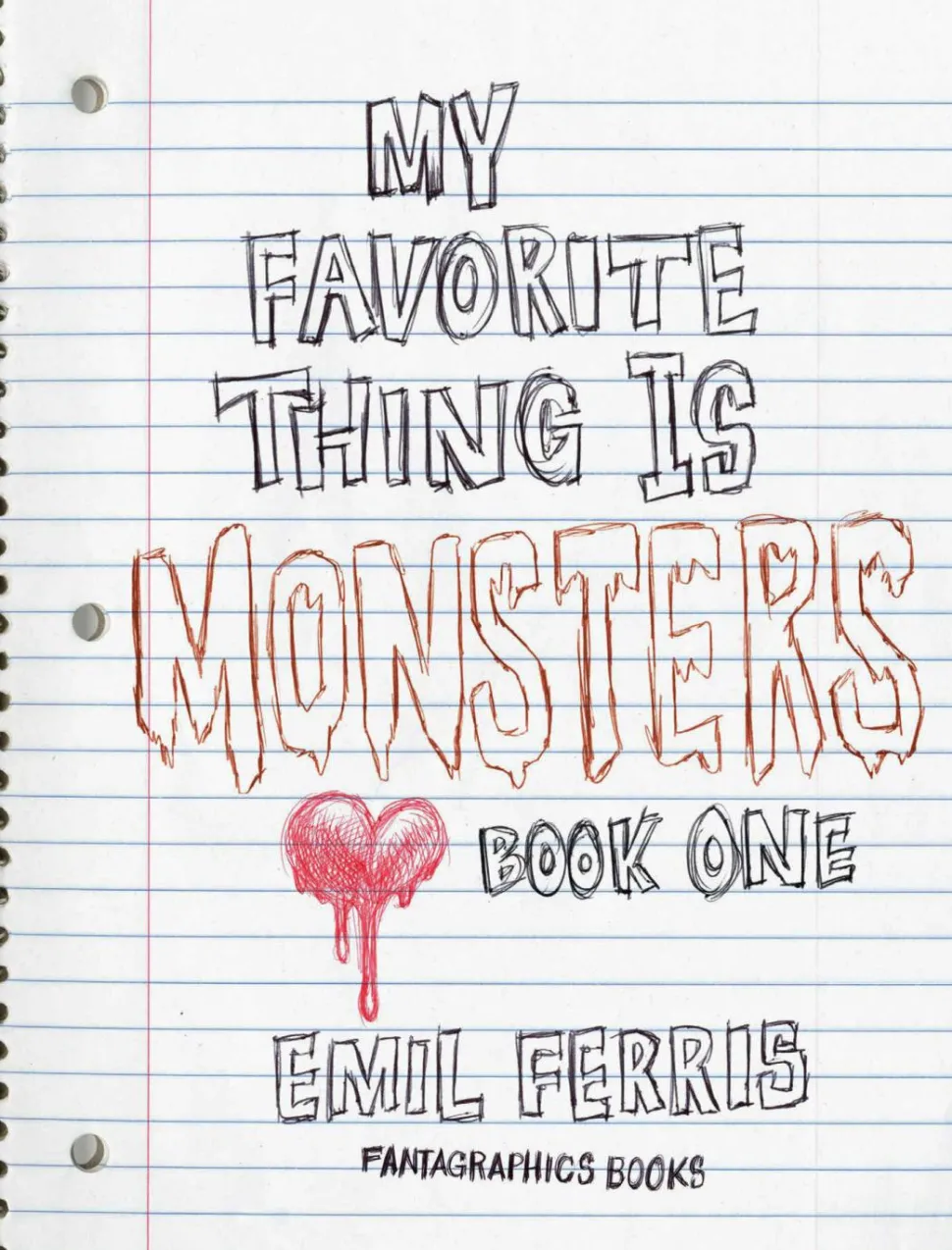 My Favourite Thing is Monsters by Emil Ferris Paperback Book