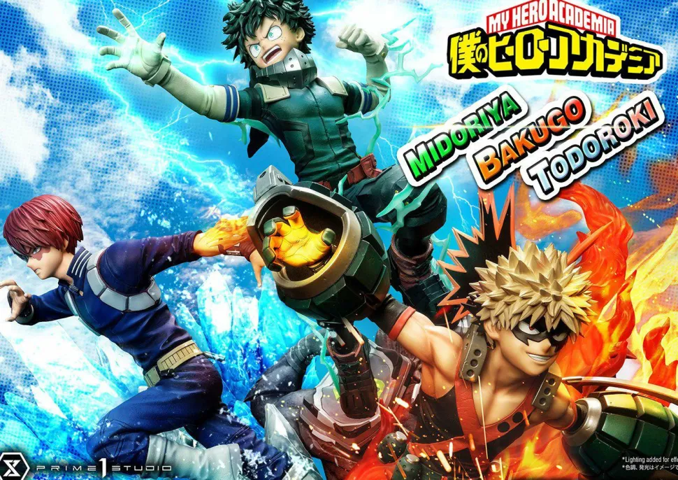 My Hero Academia - Midoriya, Bakugo & Todoroki 1/4 Scale Diorama Statue