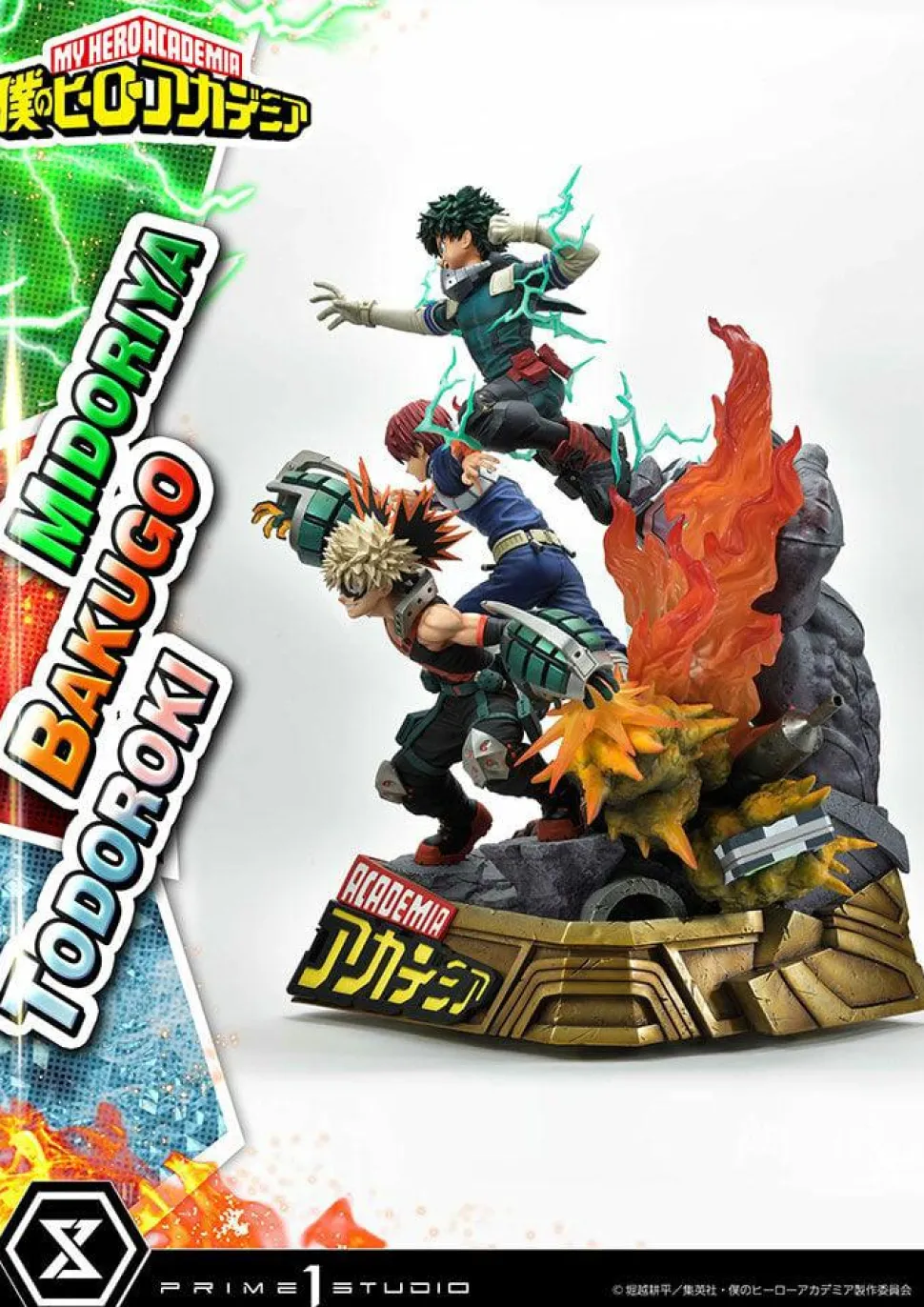 My Hero Academia - Midoriya, Bakugo & Todoroki 1/4 Scale Diorama Statue