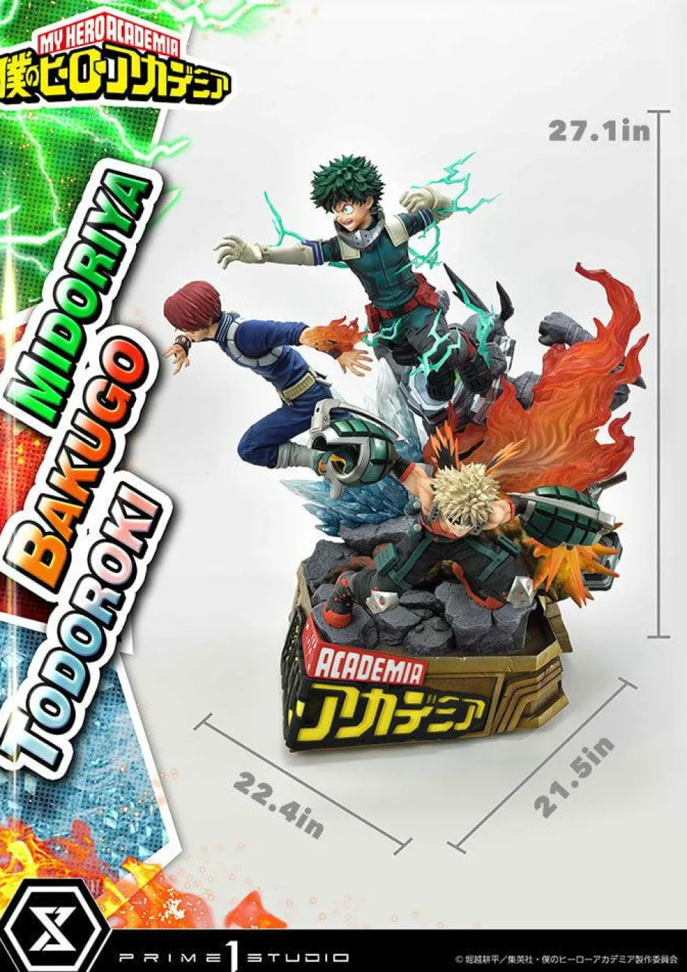 My Hero Academia - Midoriya, Bakugo & Todoroki 1/4 Scale Diorama Statue