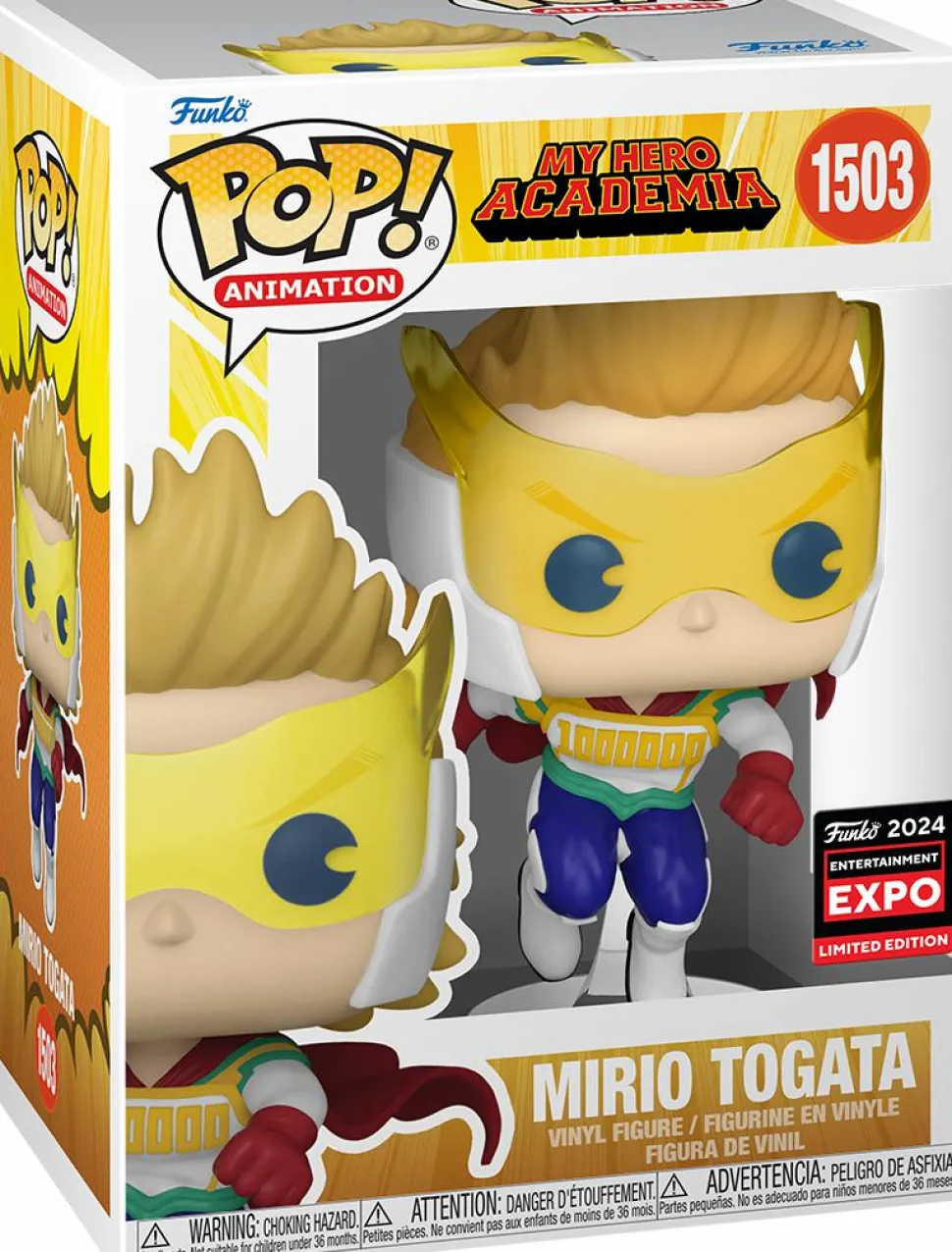 My Hero Academia - Mirio Togata Pop! Vinyl Figure (2024 Entertainment Expo Convention Exclusive) (Popcultcha Exclusive)