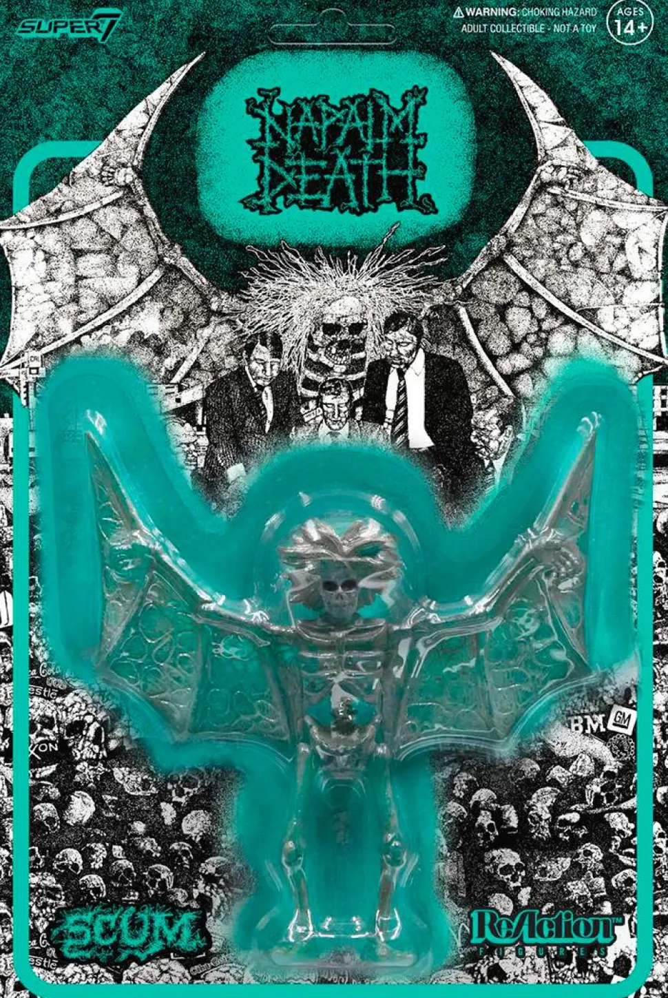 Napalm Death - Third Pressing Aquamarine ReAction 3.75” Action Figure