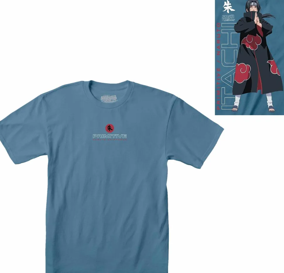 Naruto - Naruto x Primitive Itachi Slate T-Shirt