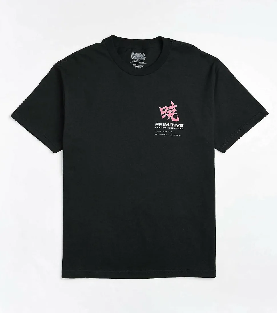 Naruto - Naruto x Primitive Kakuzu Black T-Shirt