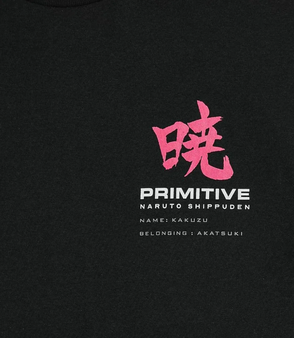 Naruto - Naruto x Primitive Kakuzu Black T-Shirt
