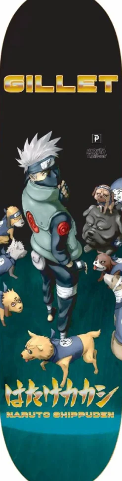 Naruto: Shippuden - Naruto x Primitive Kakashi Dog Squad Gillet 8” Skateboard Deck (Deck Only)