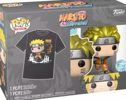 Naruto: Shippuden - Naruto Running Metallic Pop! Vinyl Figure & T-Shirt Box Set