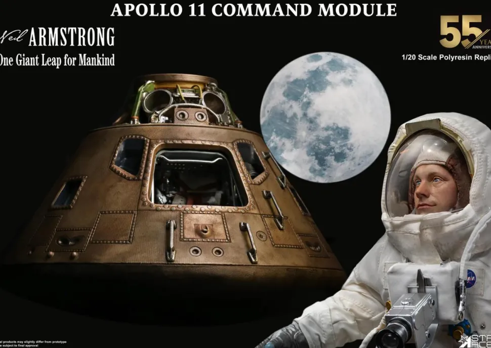 NASA - Apollo 11 Command Module Deluxe 1:20 Scale Replica