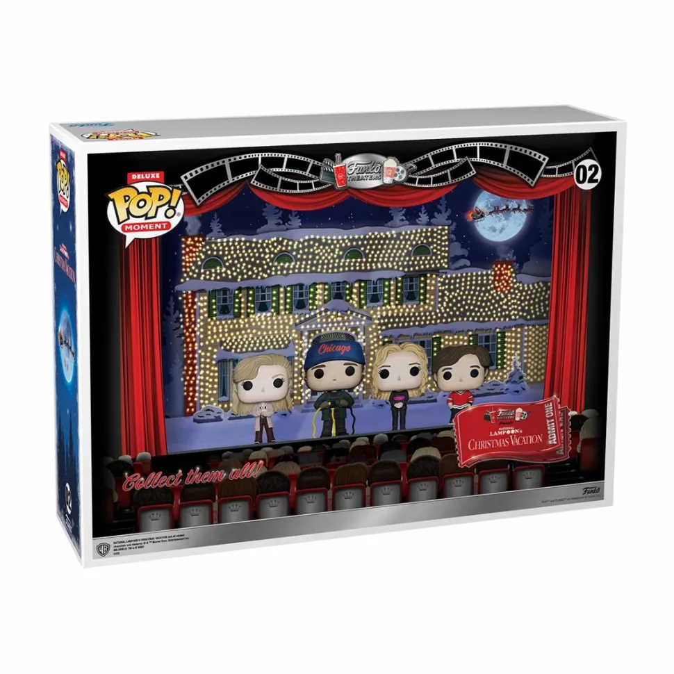 National Lampoon's Christmas Vacation - Ellen, Clark, Audrey & Russell Deluxe Pop! Moment Vinyl Figure 4-Pack