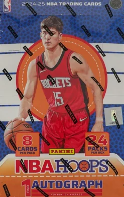 NBA Basketball - 2024/25 Panini Hoops Basketball Trading Cards Hobby Box (Display of 24)