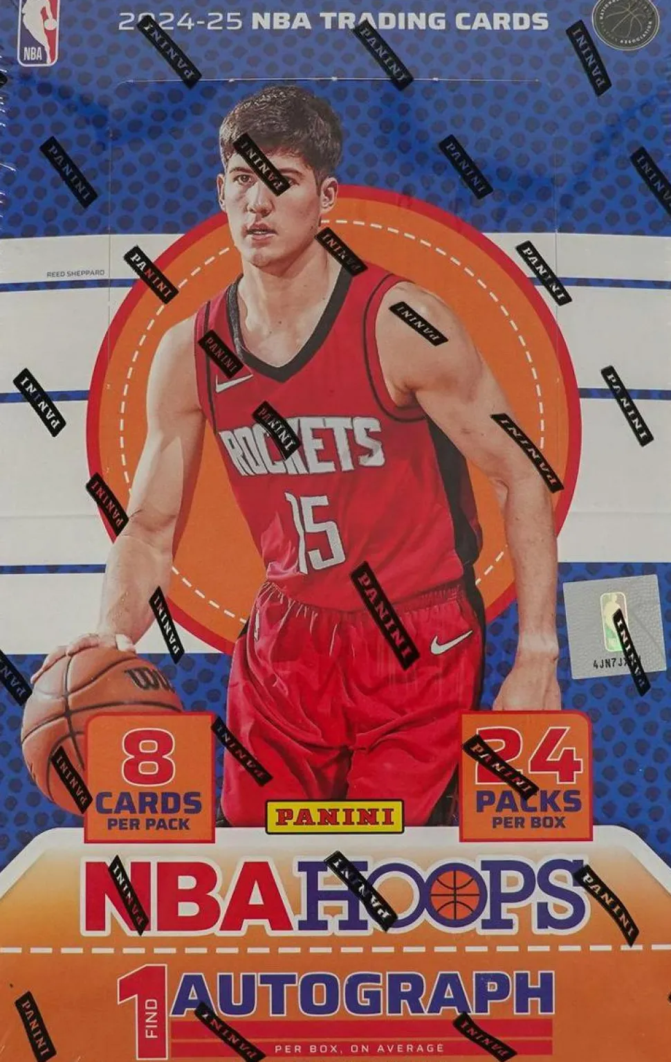 NBA Basketball - 2024/25 Panini Hoops Basketball Trading Cards Hobby Box (Display of 24)