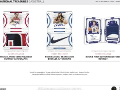 NBA Basketball - 2023/24 Panini National Treasures Basketball Trading Cards Hobby Box (Display of 1)