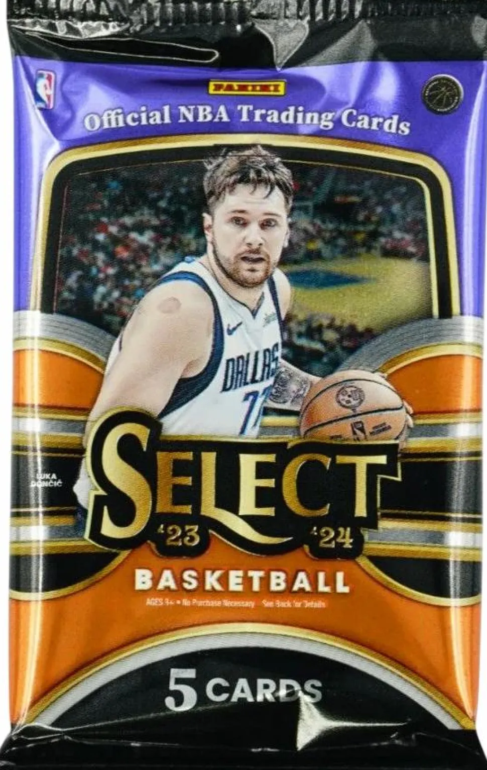 NBA Basketball - 2023/24 Panini Select Basketball International Trading Cards Pack (5 Cards)