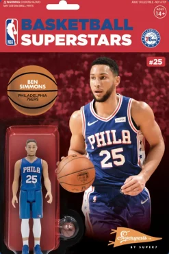 NBA Basketball - Ben Simmons Philadelphia 76ers Supersports ReAction 3.75” Action Figure