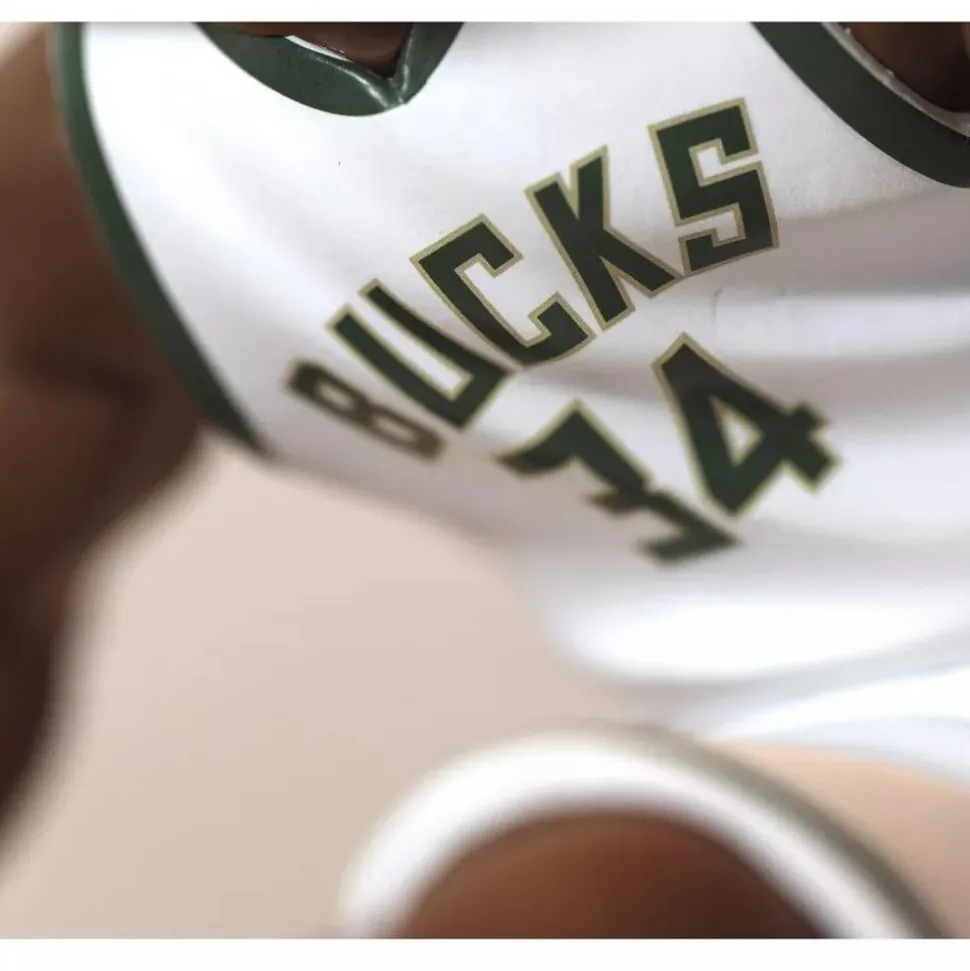 NBA Basketball - Giannis Antetokounmpo Milwaukee Bucks (White Jersey) smAll-Stars 12" Vinyl Figure