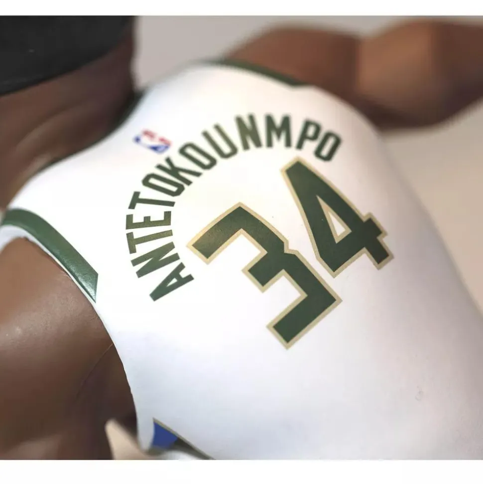 NBA Basketball - Giannis Antetokounmpo Milwaukee Bucks (White Jersey) smAll-Stars 12" Vinyl Figure