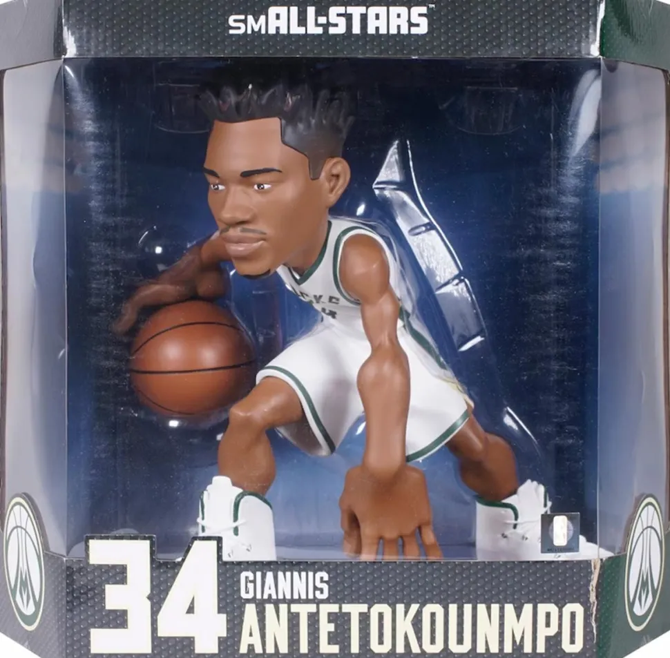 NBA Basketball - Giannis Antetokounmpo Milwaukee Bucks (White Jersey) smAll-Stars 12" Vinyl Figure