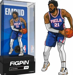NBA Basketball - Joel Embiid Philadelphia 76ers FigPin Enamel Pin