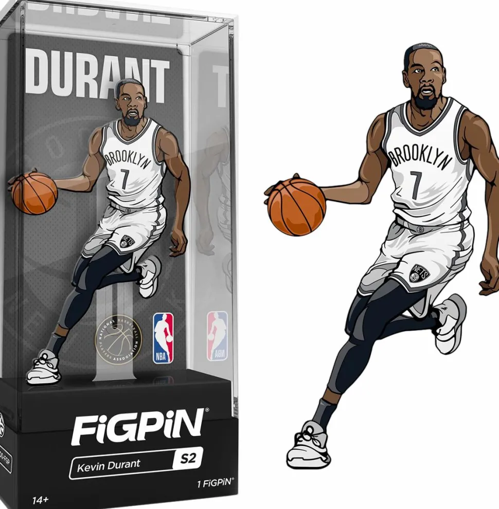 NBA Basketball - Kevin Durant Brooklyn Nets FigPin Enamel Pin