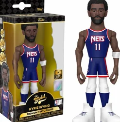 NBA Basketball - Kyrie Irving Brooklyn Nets 2021 Championship Edition Jersey 5" Gold Premium Vinyl Figure