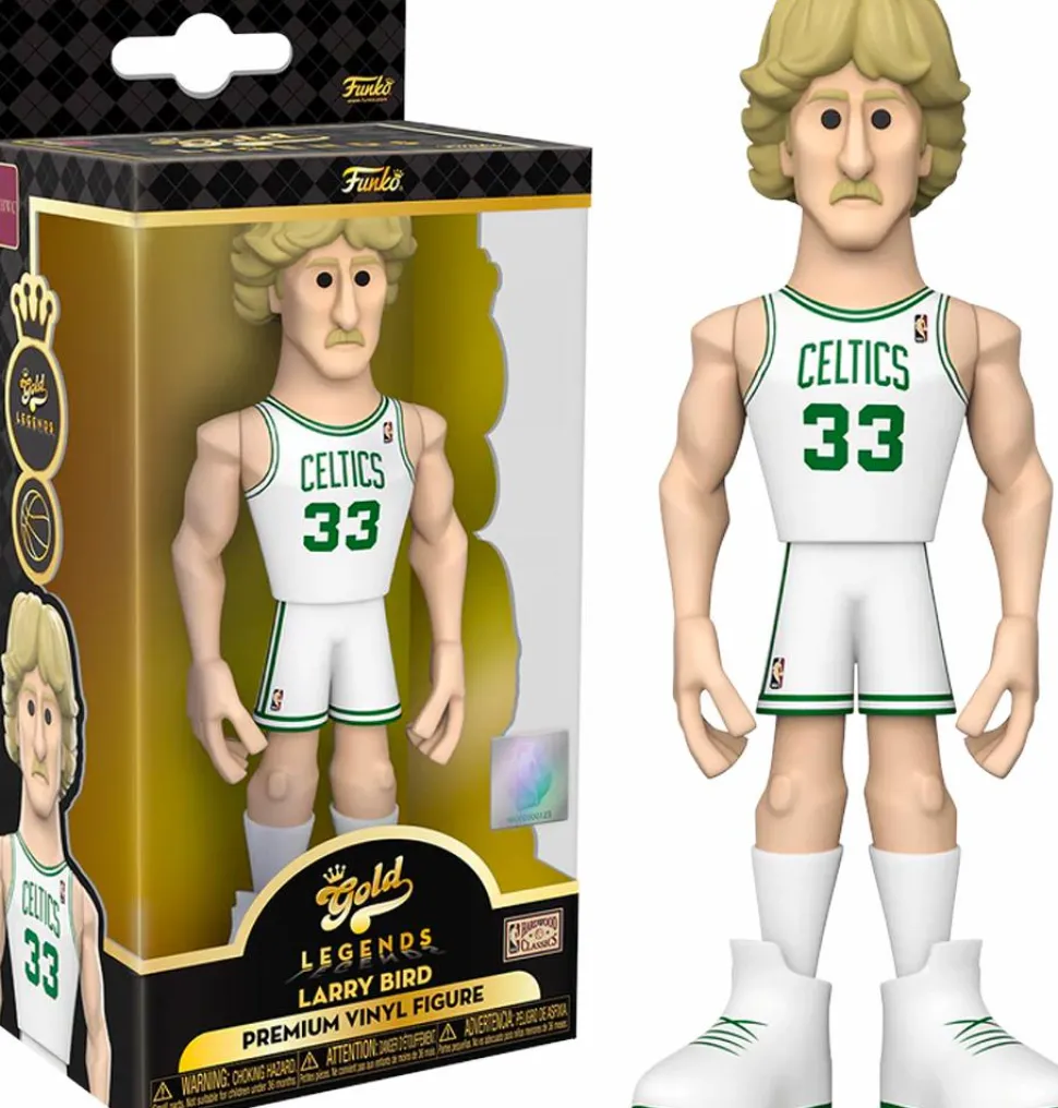 NBA Basketball - Larry Bird Boston Celtics 5" Gold Premium Vinyl Figure