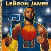 NBA Basketball - LeBron James: A Little Golden Book Biography Hardcover Book