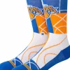 NBA Basketball - NBA Basketball x Stance New York Knicks Zone Crew Socks (One Size)