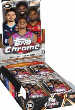 NBL Basketball - 2022/23 Topps Chrome Basketball Trading Cards Hobby Box (Display of 20)