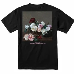 New Order - New Order x Color Bars Power, Corruption & Lies Black T-Shirt