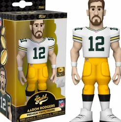 NFL Football - Aaron Rodgers Green Bay Packers 5” Gold Premium Vinyl Figure